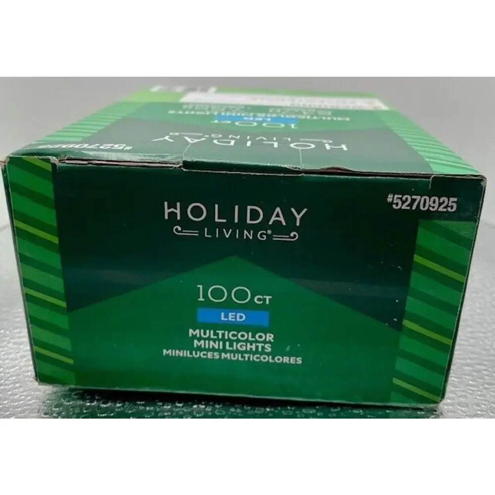 Holiday Living 100ct Multicolor 24 ft LED Mini String Lights For Indoor/Outdoor - Picture 5 of 5